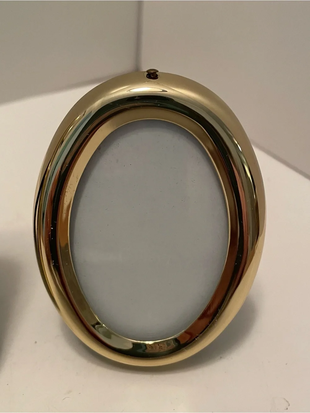 Set Of 2 Vintage Mini Brass Photo Frames 2x3